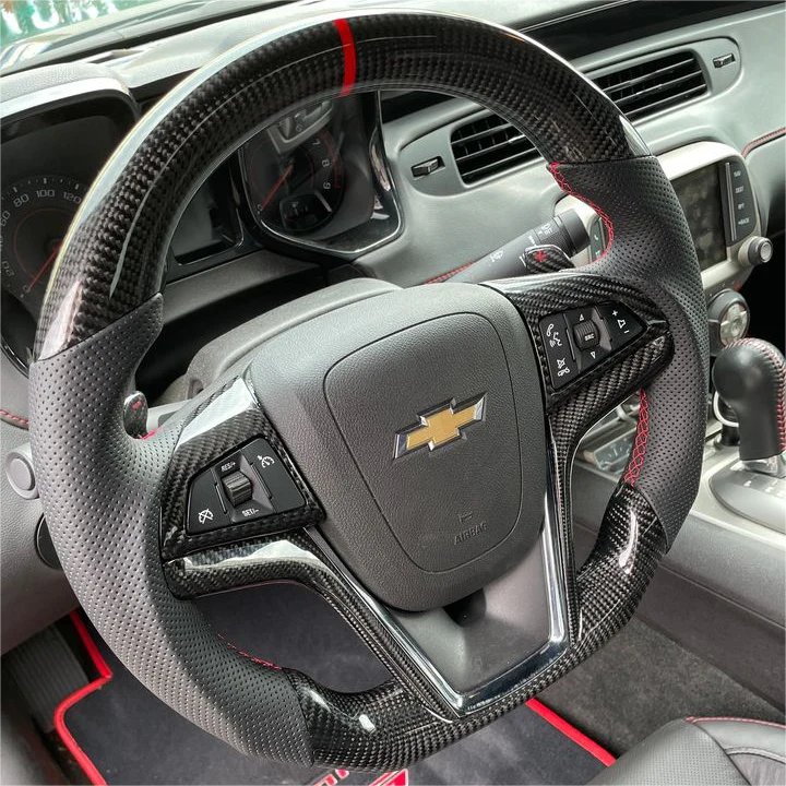 Carbon Fiber Steering Wheel - Chevy Camaro SS 2013-2015