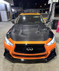 Infiniti Q50 VSR Vented Carbon Fiber Hood