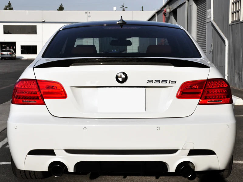 BMW E90/E92 3 Series Carbon Fiber Trunk Spoiler - OE/PSM