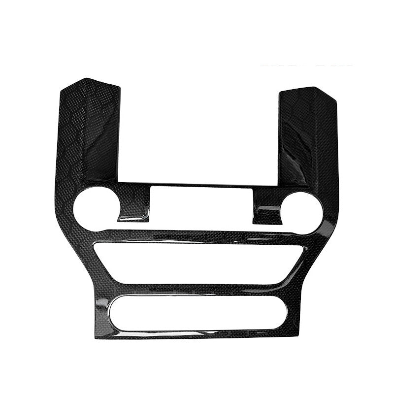 Ford Mustang 2015-2023 Carbon Fiber NAV Dash Panel - Honeycomb / Carbon