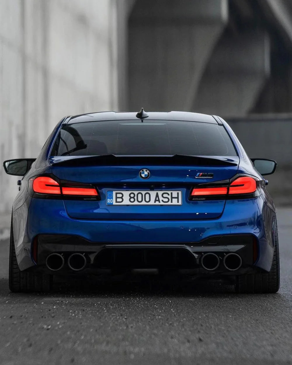 BMW G30 5 Series/F90 M5 PSM Highkick Spoiler - Carbon Fiber / Gloss Black