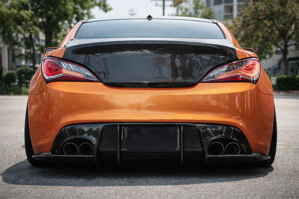 Hyundai Genesis Coupe BK1 2009-2016 Carbon Fiber Diffuser