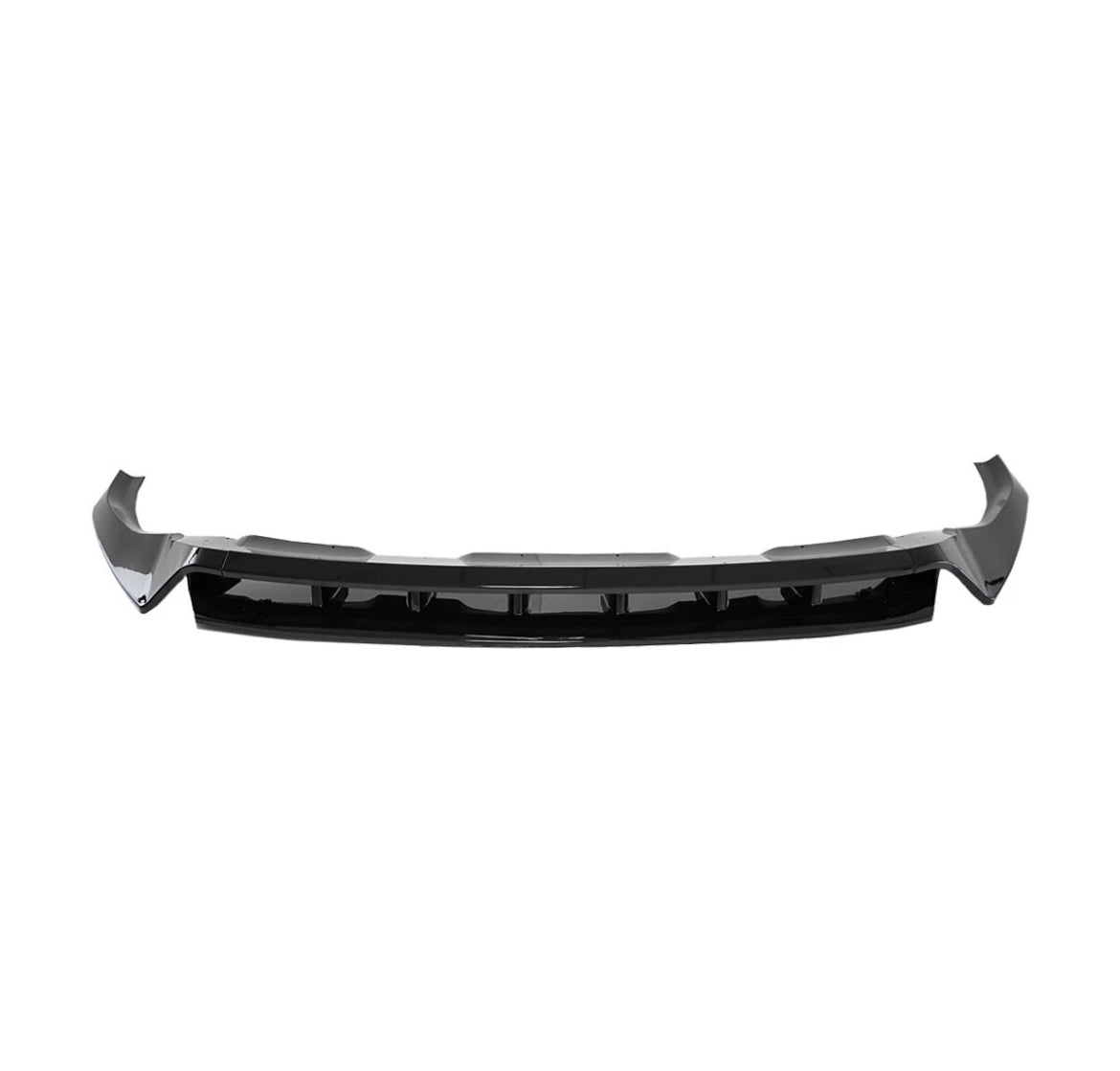 Audi Q8 Front Bumper Lip Kit MK1 - Gloss Black