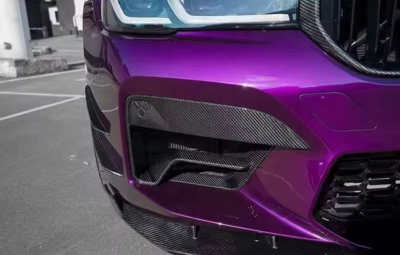 BMW M5 F90 2021+ Carbon Fiber Air Vent / Fog Light Bumper Splitter