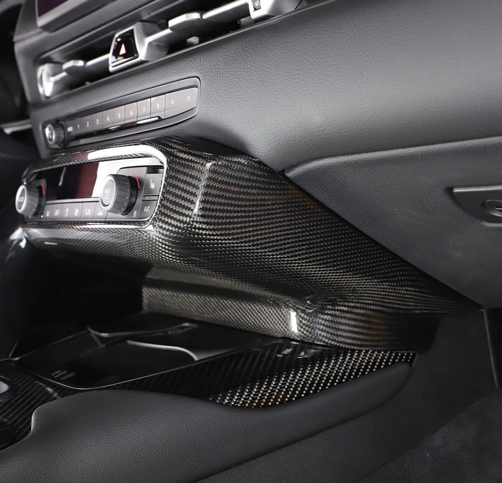 Toyota Supra 2019+ A90 A91 Carbon Fiber Lower Dash Panel