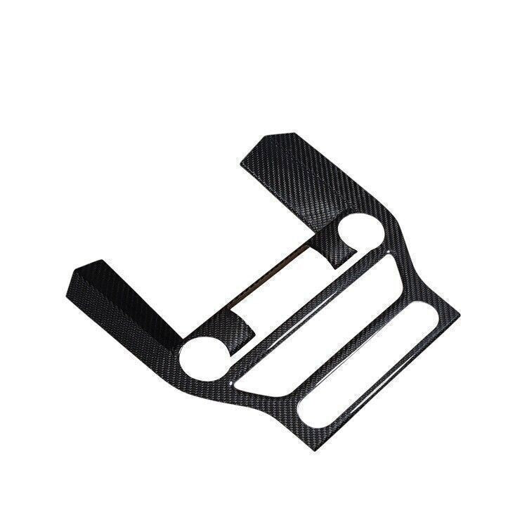 Ford Mustang 2015-2023 Carbon Fiber NAV Dash Panel - Honeycomb / Carbon