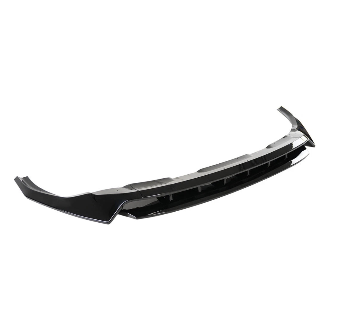 Audi Q8 Front Bumper Lip Kit MK1 - Gloss Black