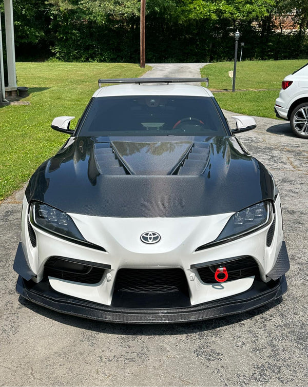 Toyota Supra A90 MK5 VRS Vented Hood - Carbon Fiber