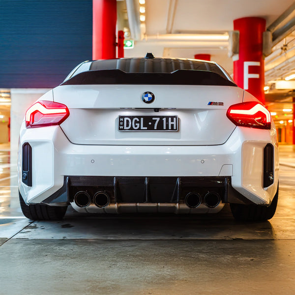 BMW M2 G42 G87 - M Performance Carbon Fiber Rear Bumper Diffuser