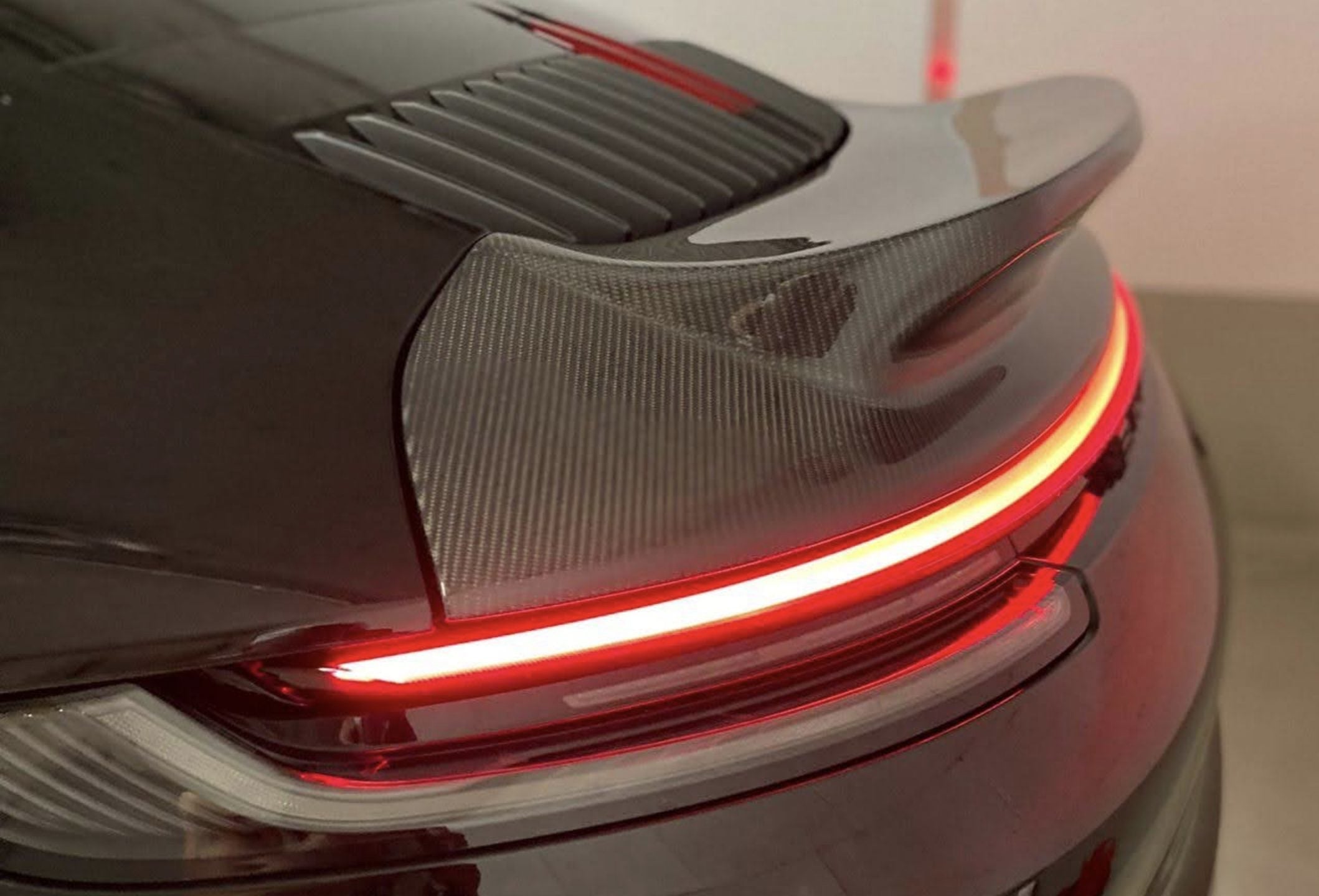 Porsche 911 992 Carrera GTS Ducktail Trunk Spoiler - Carbon Fiber