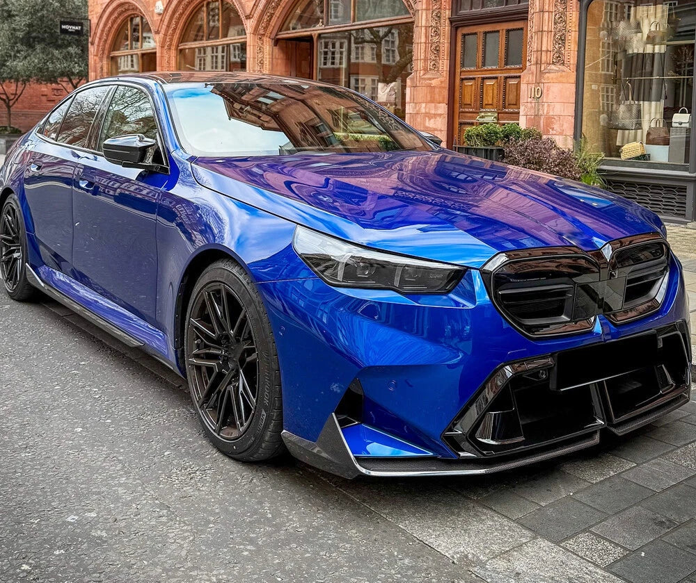 BMW M Performance 5 Series G90 / G99 M5 Carbon Side Skirts - Carbon Fiber / Gloss Black