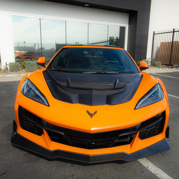 Chevy Corvette C8 2020+ ZR1 Vented Carbon Fiber Hood