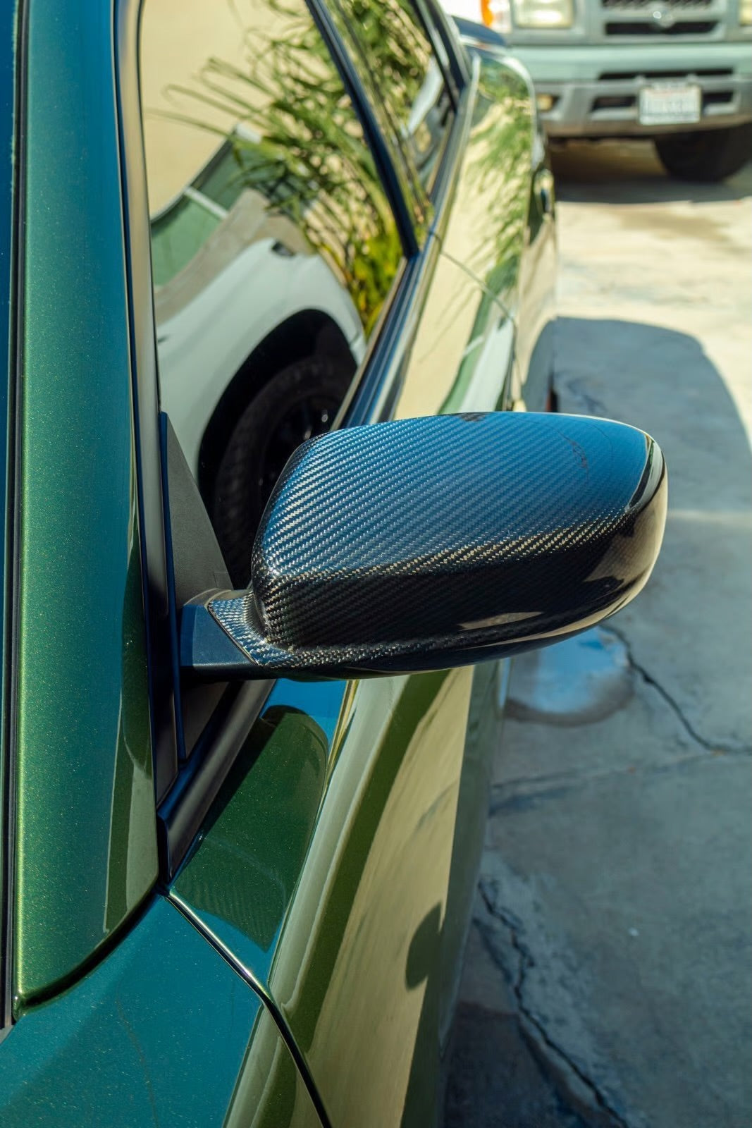 Dodge Charger 2016+ Carbon Fiber Mirror Caps