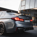 BMW G30 5 Series/F90 M5 PSM Highkick Spoiler - Carbon Fiber / Gloss Black