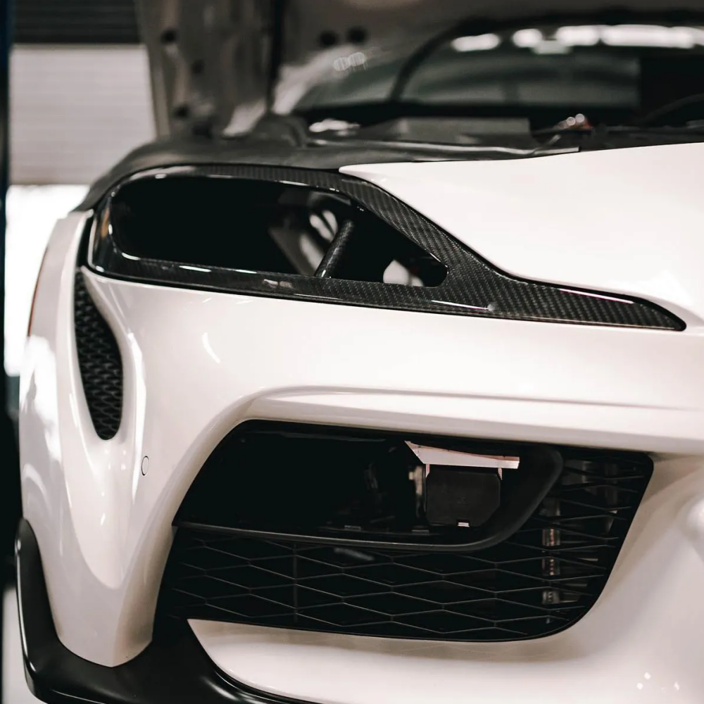 Toyota Supra MK5 A90 A91 2019+ Vented Headlight Air Duct - Carbon Fiber