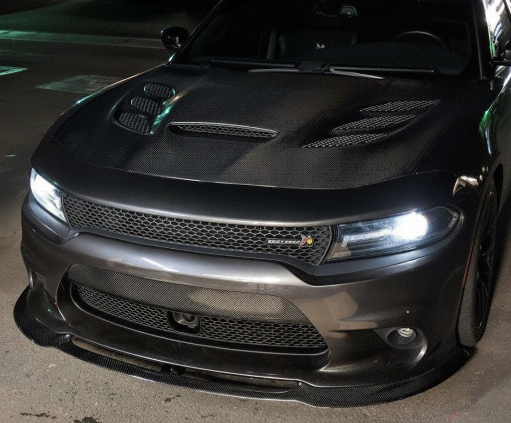 Dodge Charger 2016+ Front Bumper Face Bar - Carbon Fiber