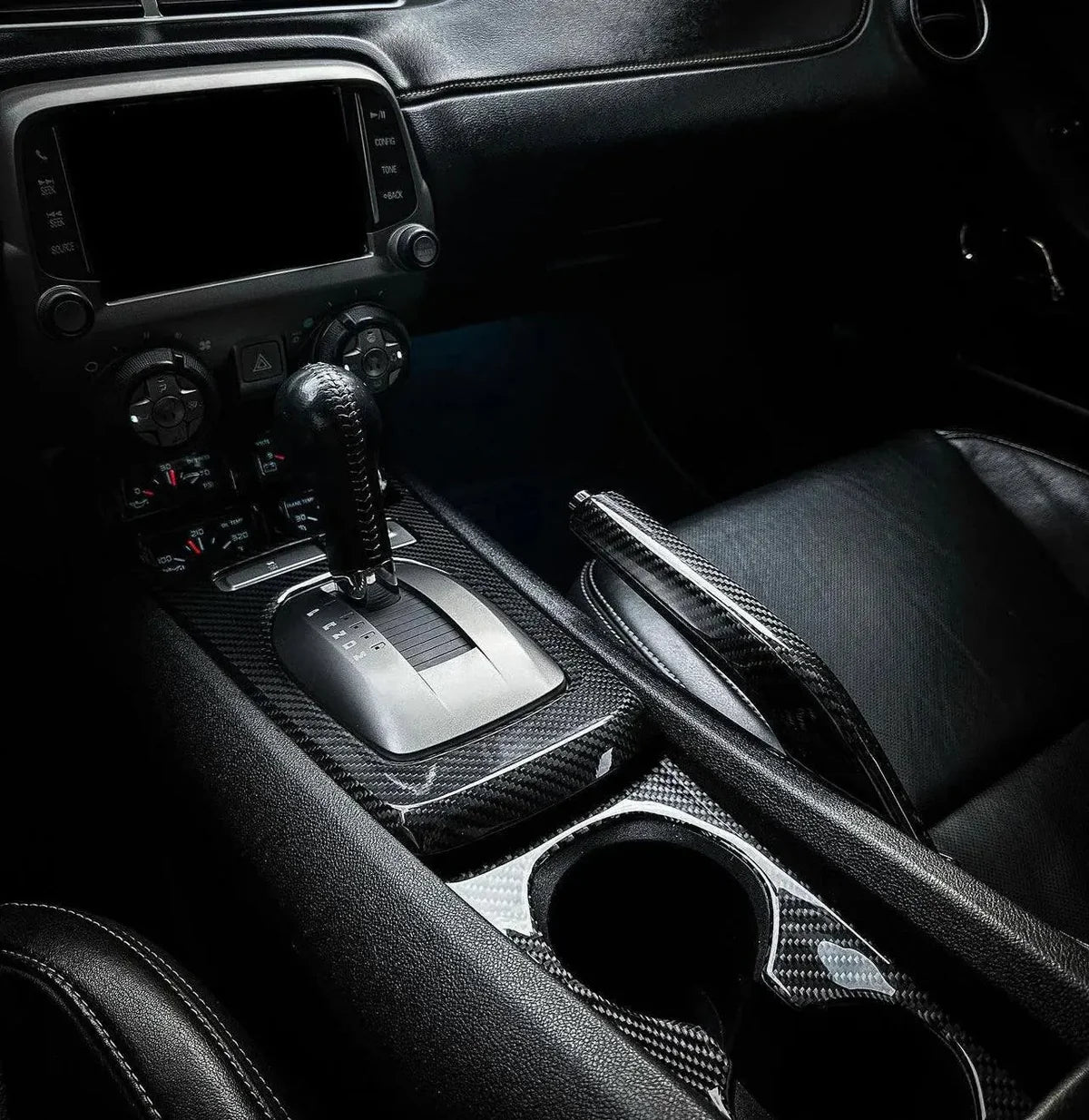 Chevy Camaro 2010-2015 Carbon Fiber Gear Shift Panel