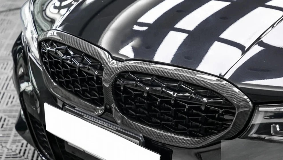BMW G20 3 Series - Carbon Fiber Front Kidney Grilles