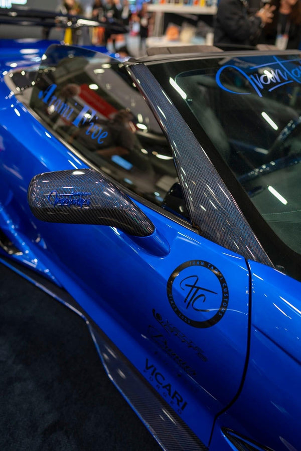 Chevy Corvette C7 - Carbon Fiber A Pillars (2014-2019)