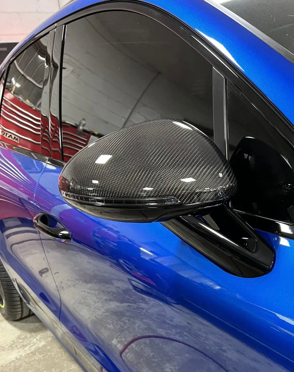 Porsche Macan 95B Carbon Fiber Mirror Caps 2015-2023