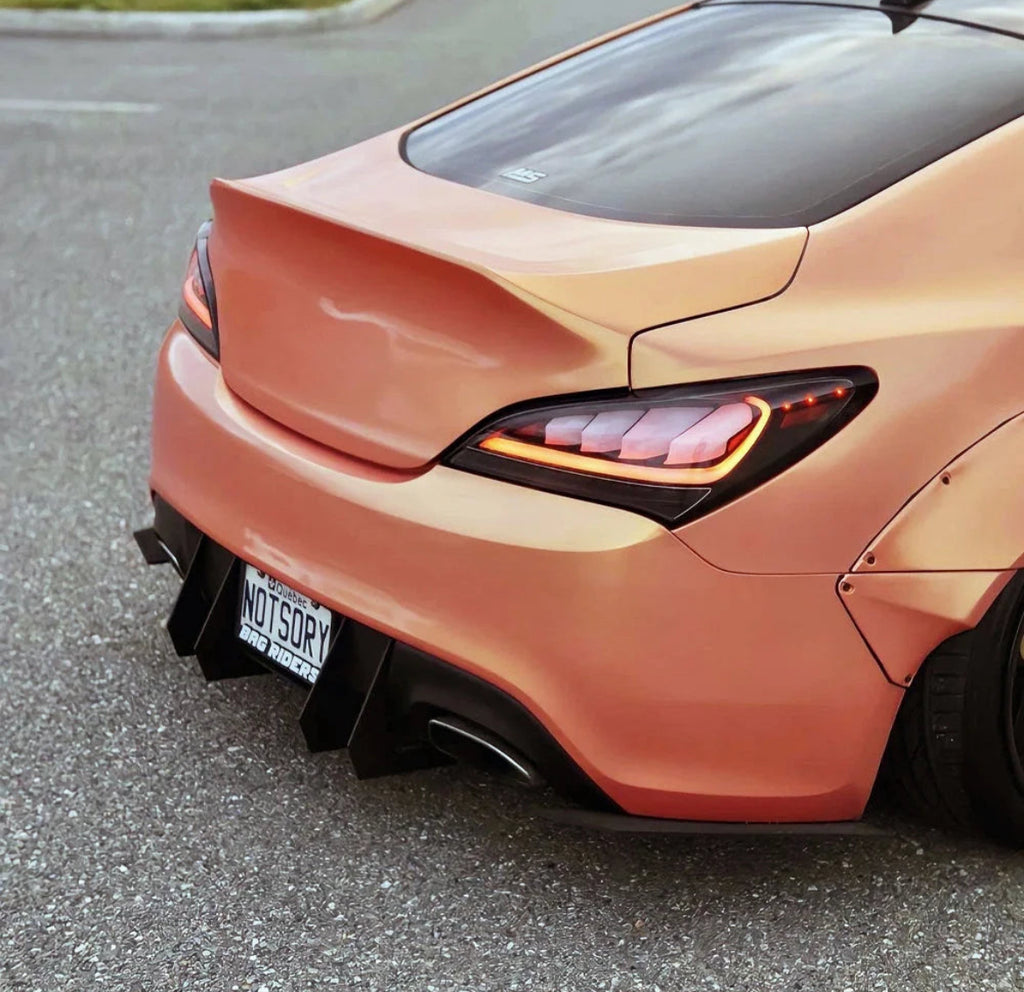 Hyundai Genesis Coupe BK1 2009-2016 VSpec Rear Bumper Diffuser