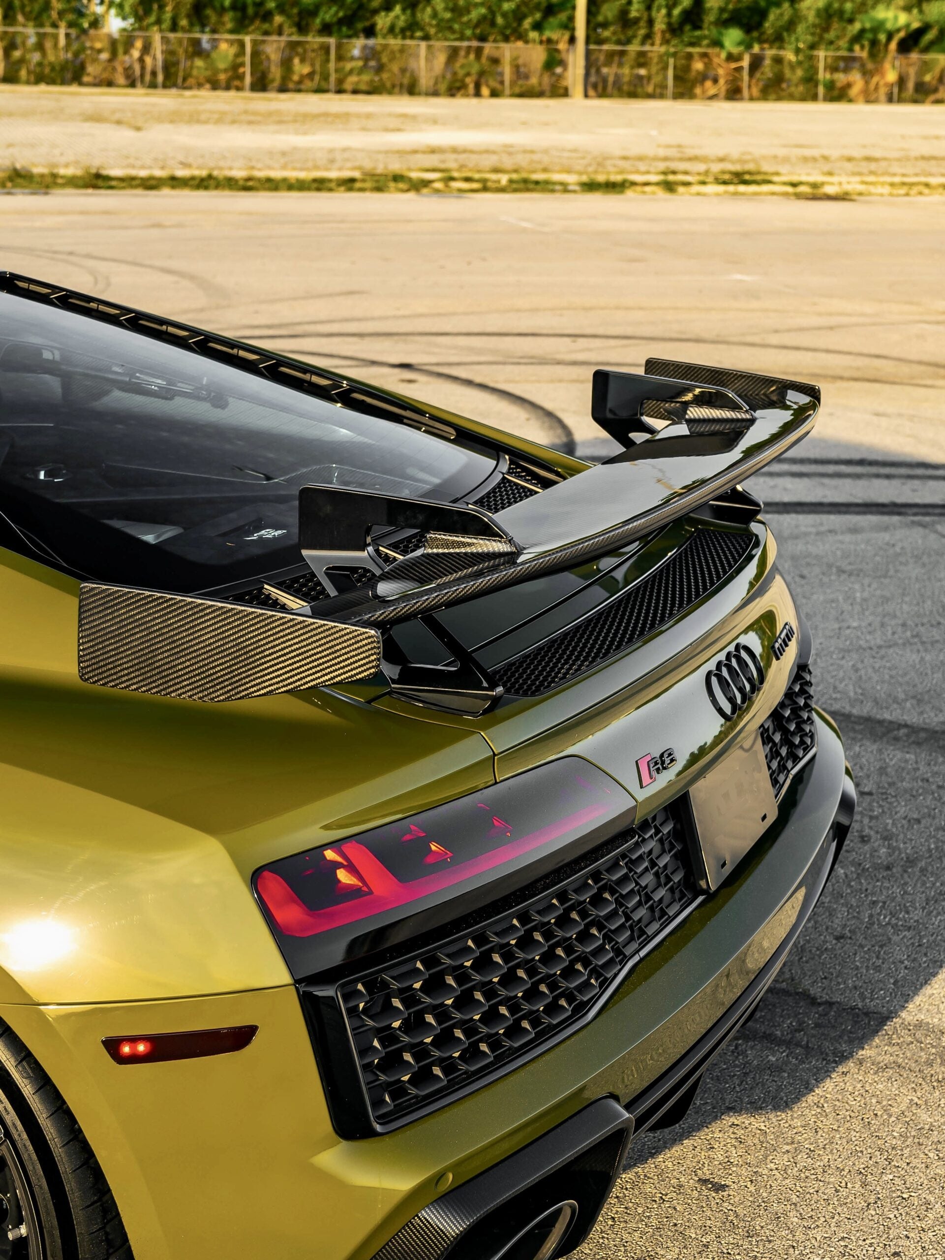 Audi R8 Carbon Fiber GT Rear Wing Spoiler 2016+