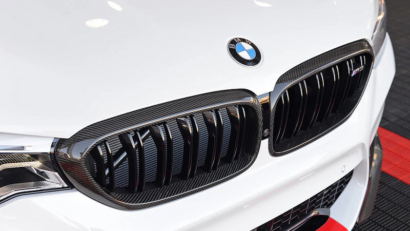 BMW M5 F90 Slat Grilles - Carbon Fiber (Pre LCI + LCI)
