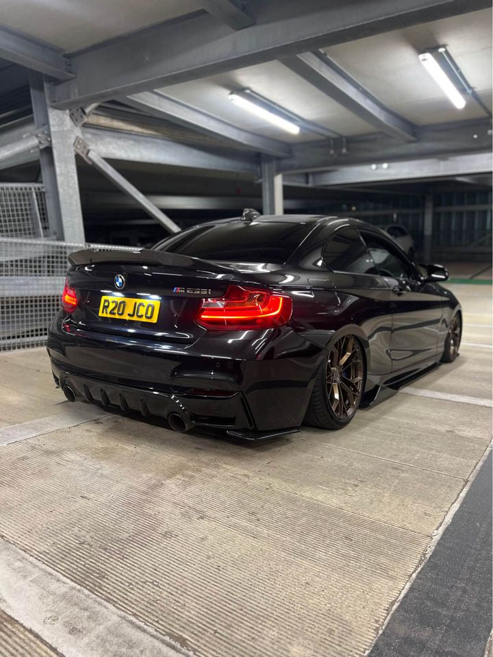 BMW M2 F87 / F22 PSM Rear Trunk Spoiler - Gloss Black / Carbon Fiber