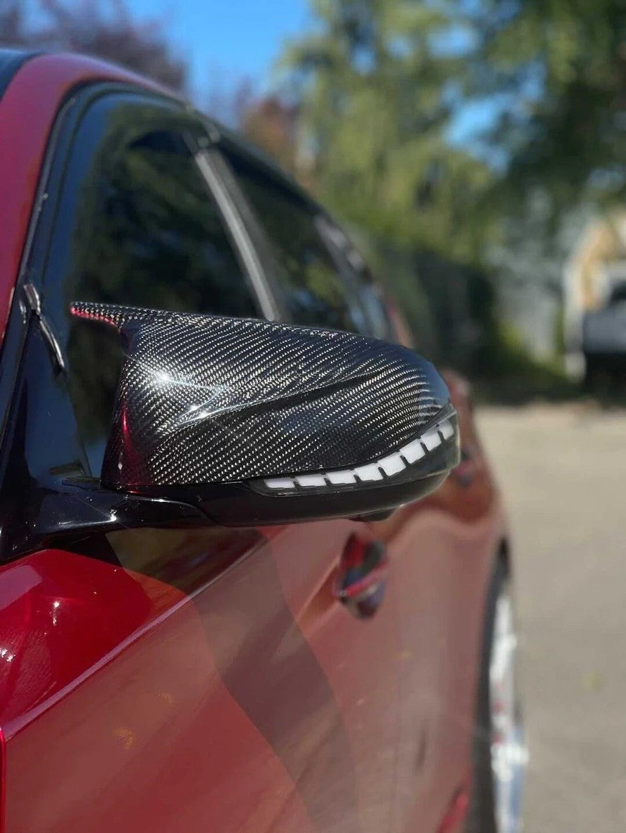 Infiniti Q50/Q60 Carbon Mirror Caps - Carbon / Honeycomb / Forged