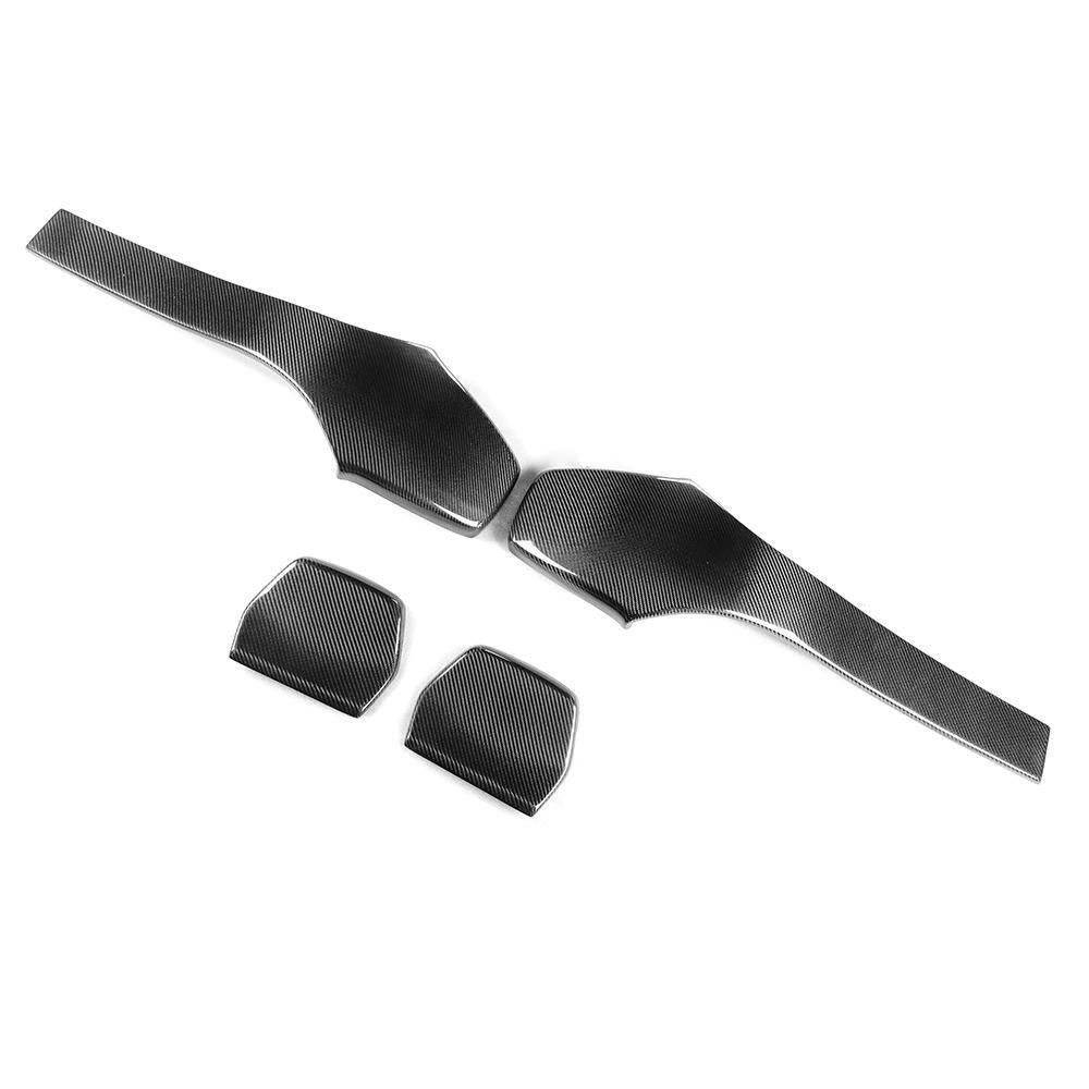 BMW M3 M4 F80/F82 - Carbon Fiber Bucket Seat Rear Covers + Backseat Headrest Covers (4pc)