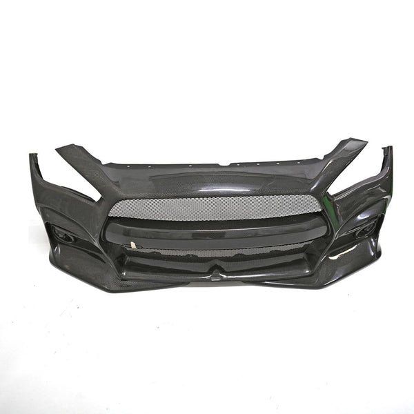 Infiniti Q50 - Full Carbon Fiber Front Bumper Body Kit