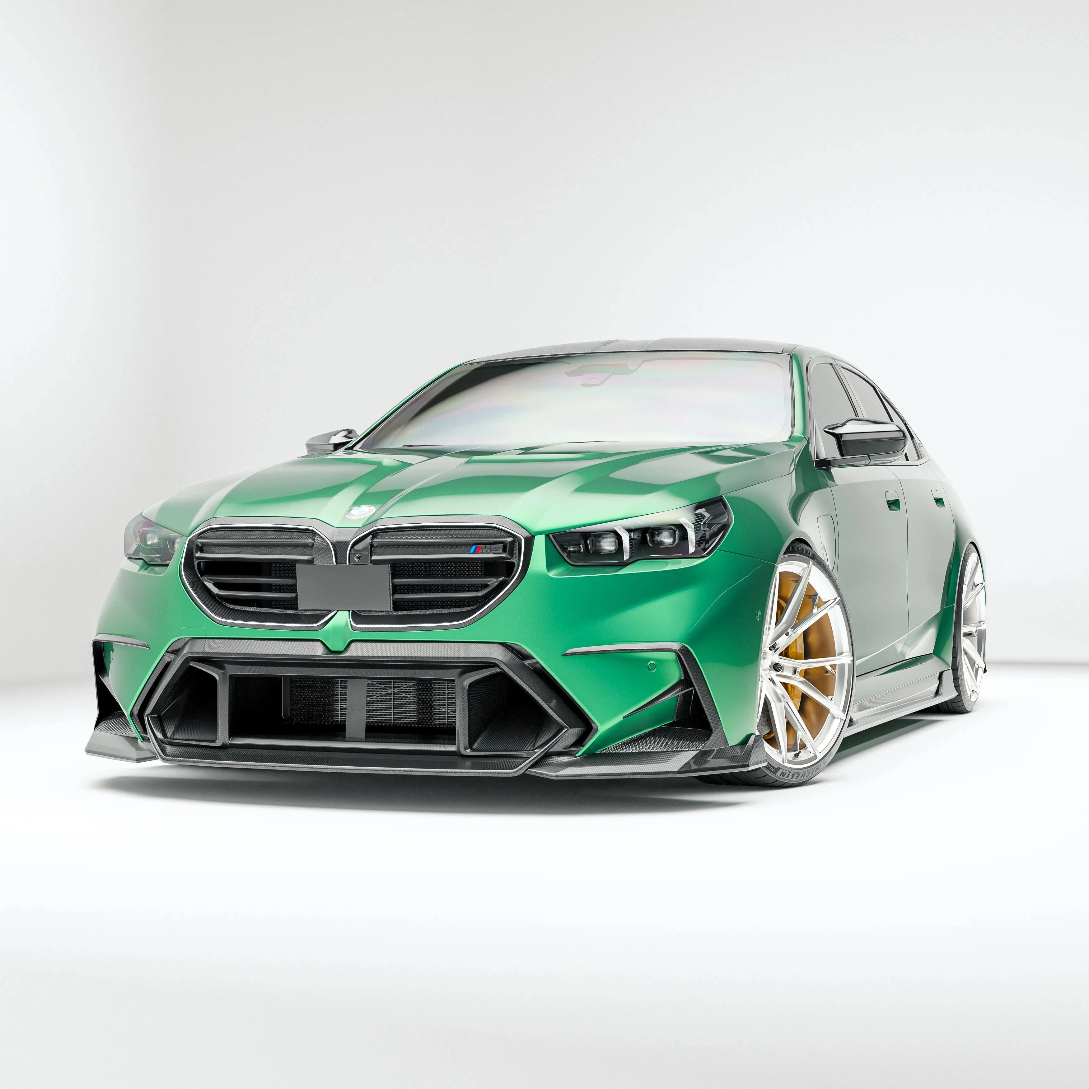 BMW 5 Series G90 / G99 SQ-B Front Lower Grille - Carbon Fiber