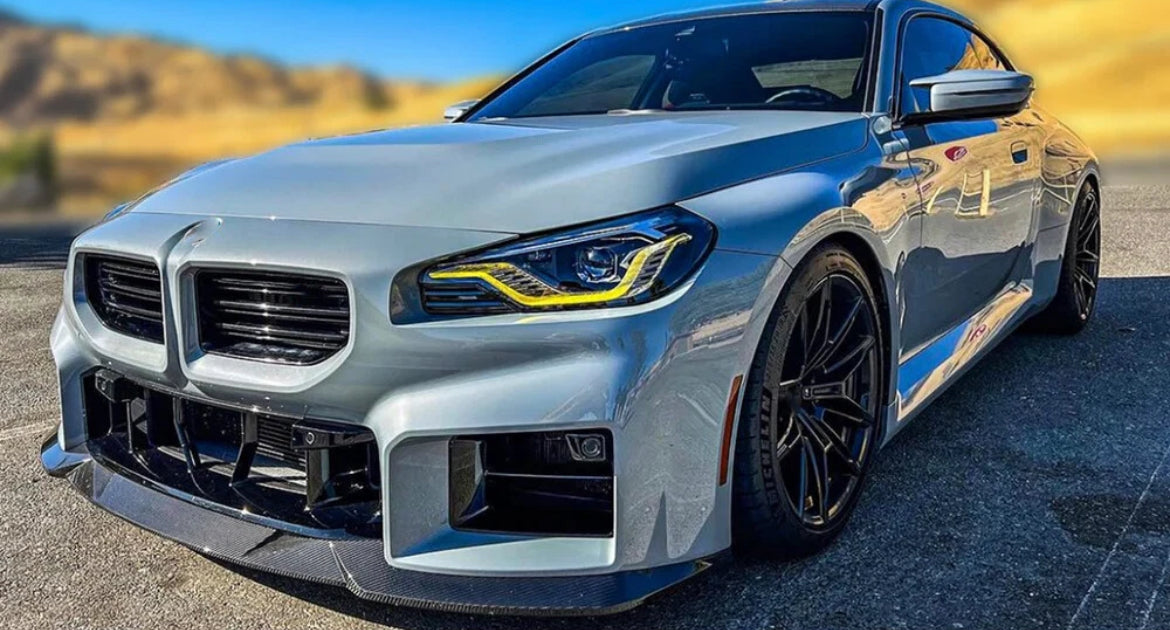 BMW M2 G87 G42 V2 Front Splitter - Carbon Fiber