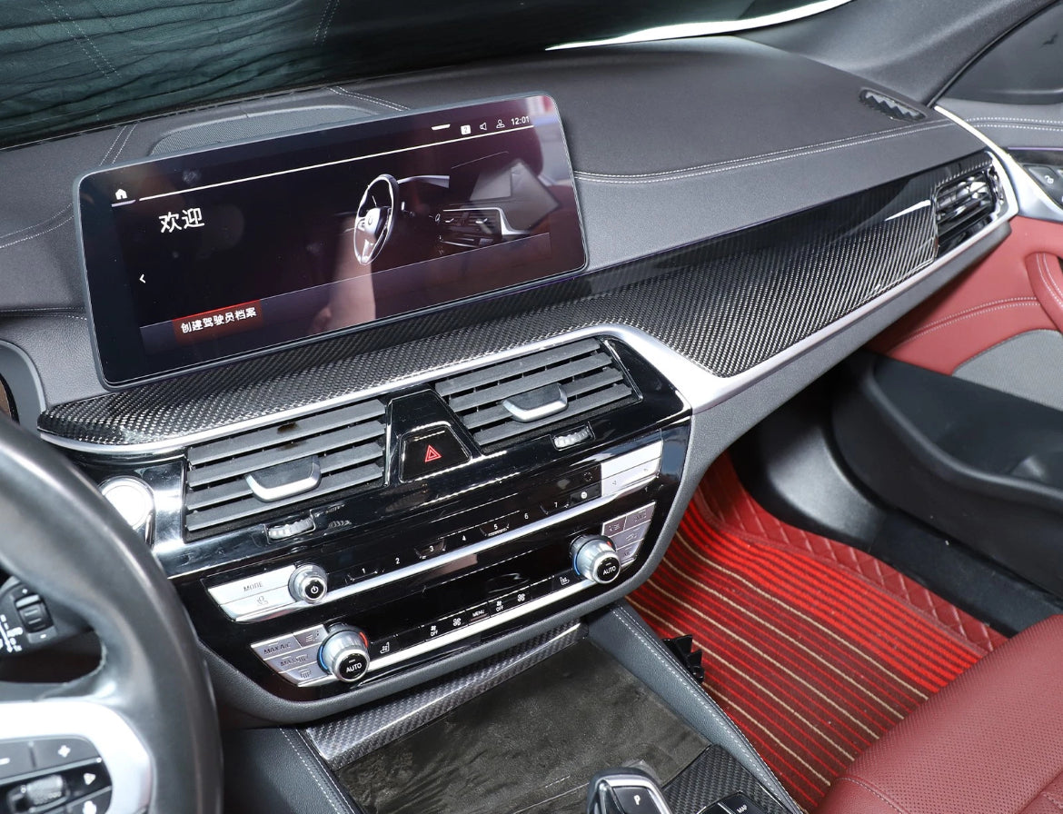 BMW 5 Series G30 G38 M5 F90 2017-23 Carbon Fiber Dash Panel
