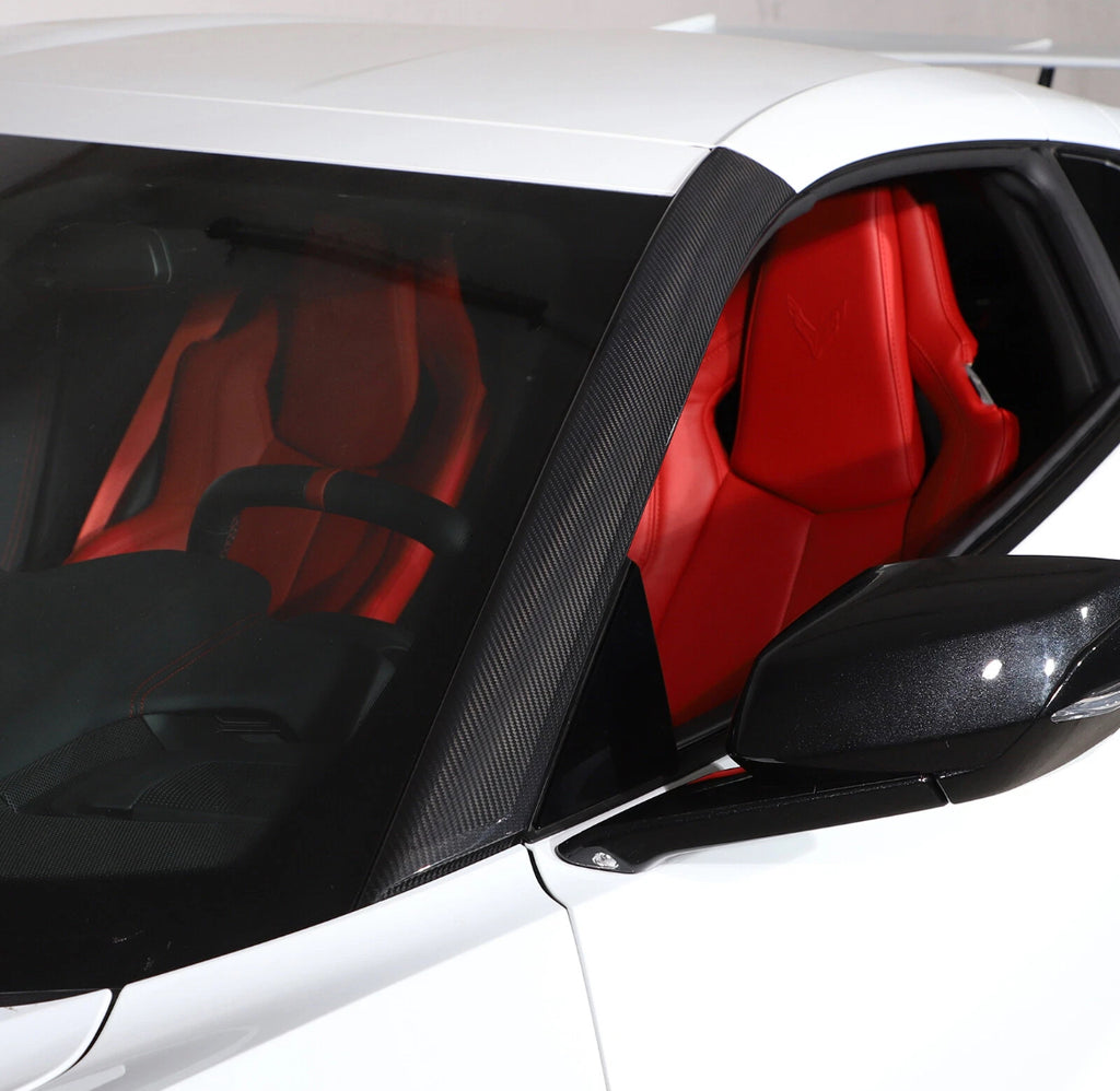 Chevy Corvette C8 - Carbon Fiber A Pillars (2014-2019)