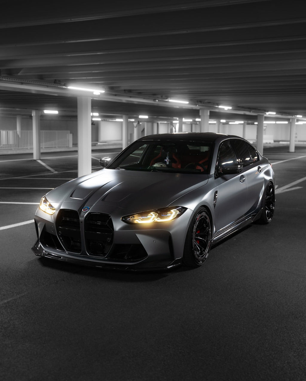 BMW G80/G82 M3/M4 - V2 Carbon Fiber Front Lip