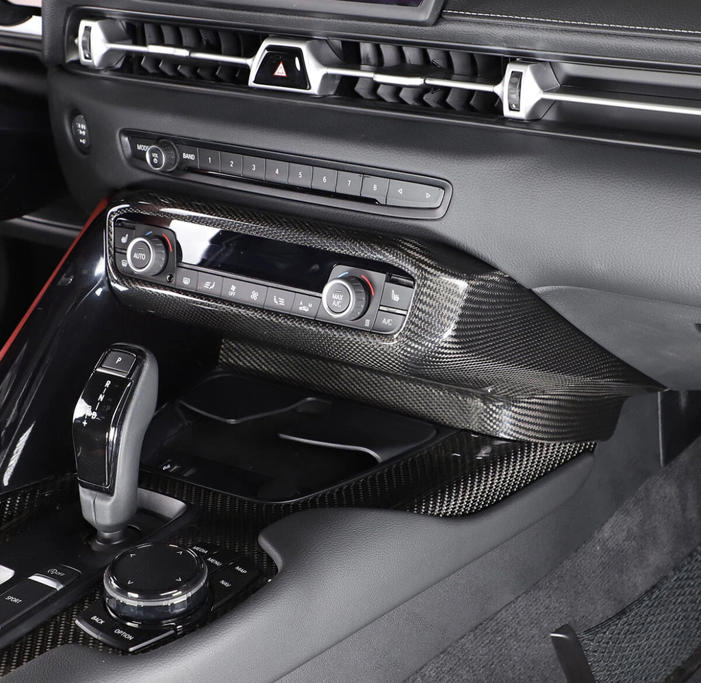 Toyota Supra 2019+ A90 A91 Carbon Fiber Lower Dash Panel