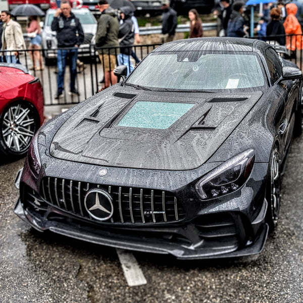 Mercedes Benz AMG GT GTR - Tempered Glass Carbon Fiber Hood