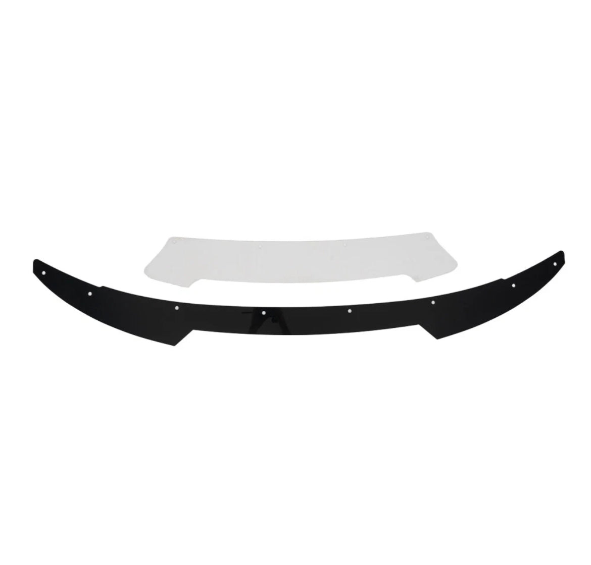 Dodge Charger 2016+ VENOM Wicker Bill Spoiler - 2 Layer Gloss Black / Clear