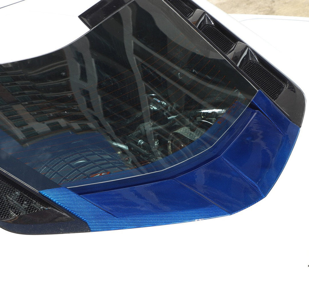 Chevy Corvette C8 2020+ Rear Window Lower Panel - Carbon Fiber / Honeycomb