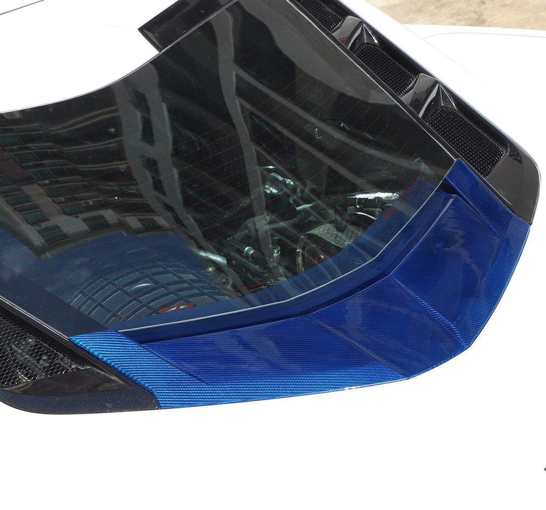 Chevy Corvette C8 2020+ Rear Window Lower Panel - Carbon Fiber / Honeycomb