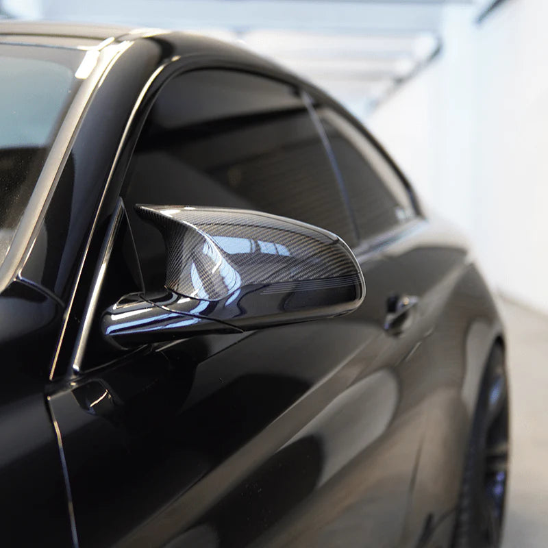 BMW F80/F82 GT Mirror Caps - Carbon Fiber / Gloss Black