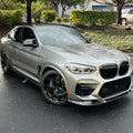 BMW X3/X4 Front Splitter + Side Skirts - Carbon Fiber / Gloss Black