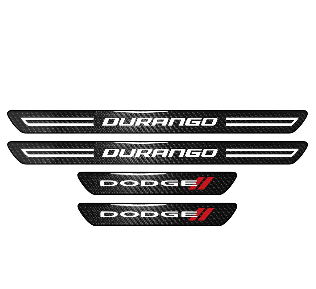 Dodge Carbon Fiber Kick Plates - Charger / Challenger / SRT / RT / Scatpack / Durango / SRT8