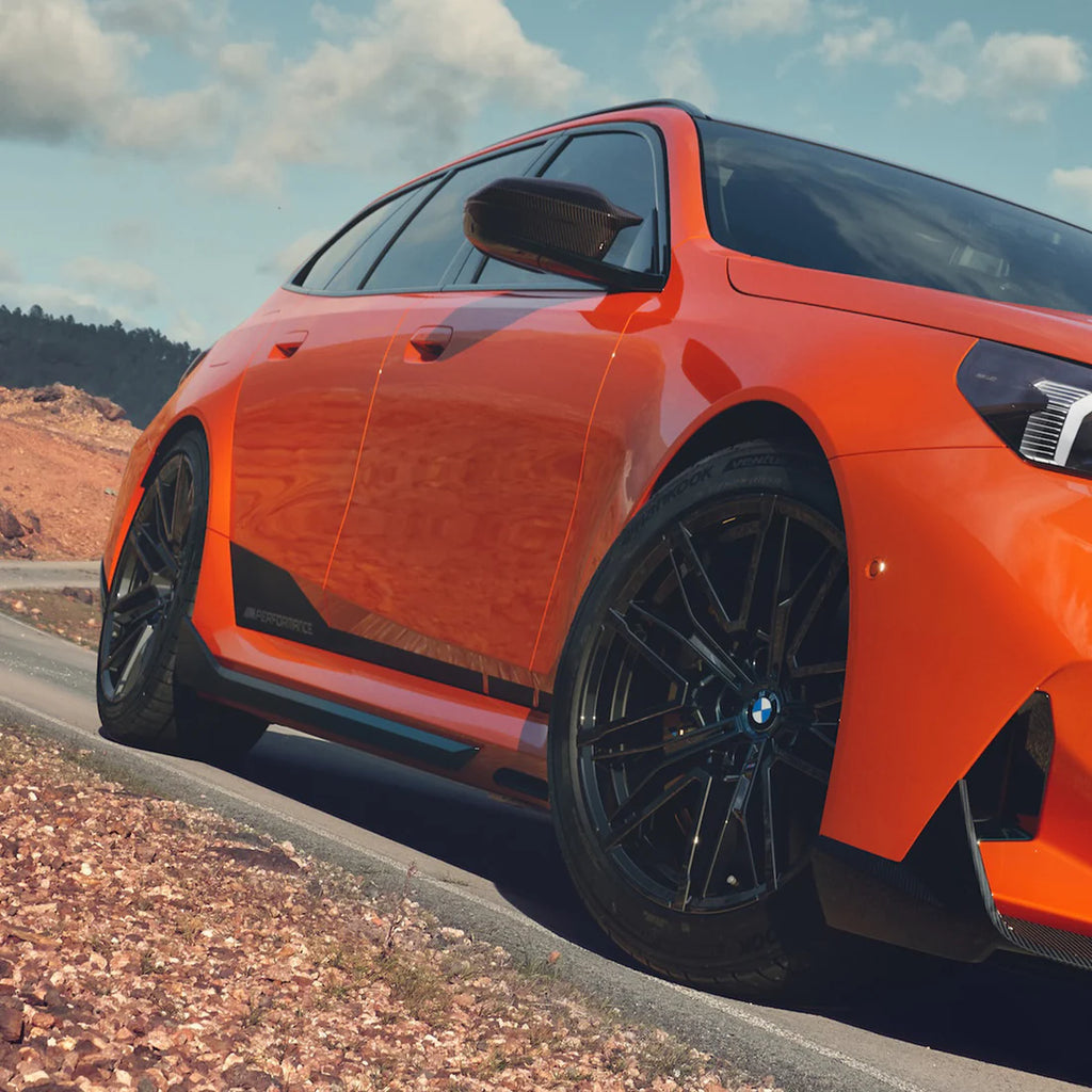 BMW M Performance 5 Series G90 / G99 M5 Carbon Side Skirts - Carbon Fiber / Gloss Black