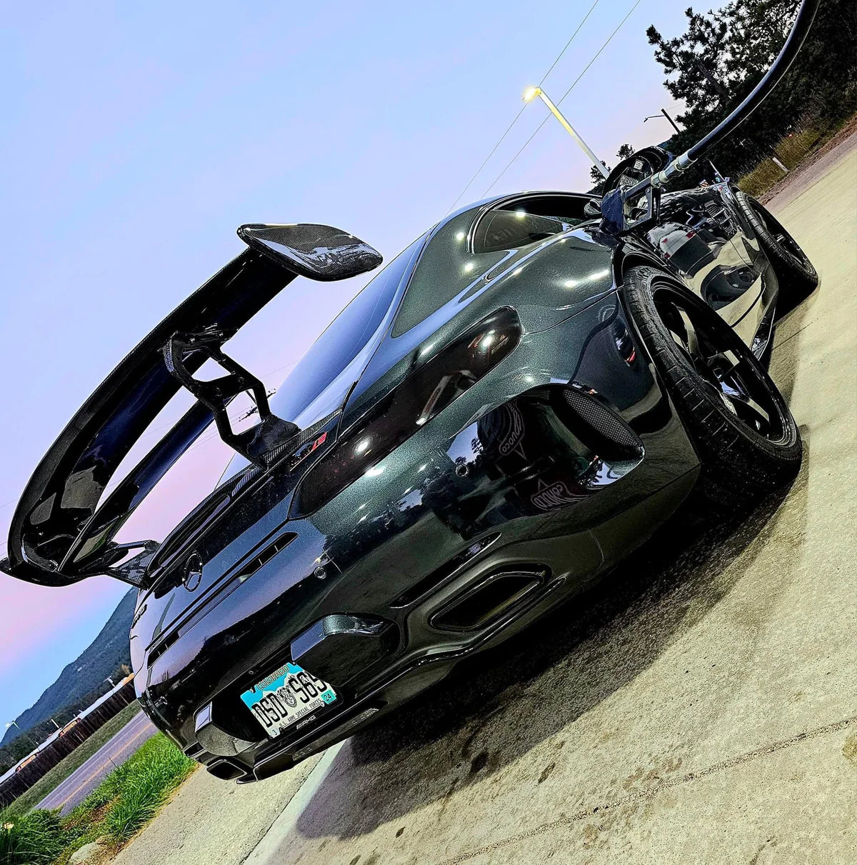 Mercedes Benz AMG GT C190 - Carbon Fiber Trunk Wing Spoiler