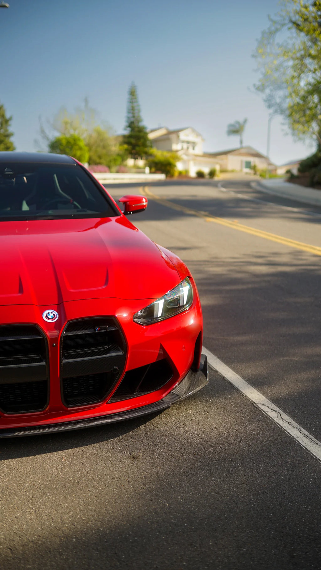 BMW G80/G82 M3/M4 - V2 Carbon Fiber Front Lip