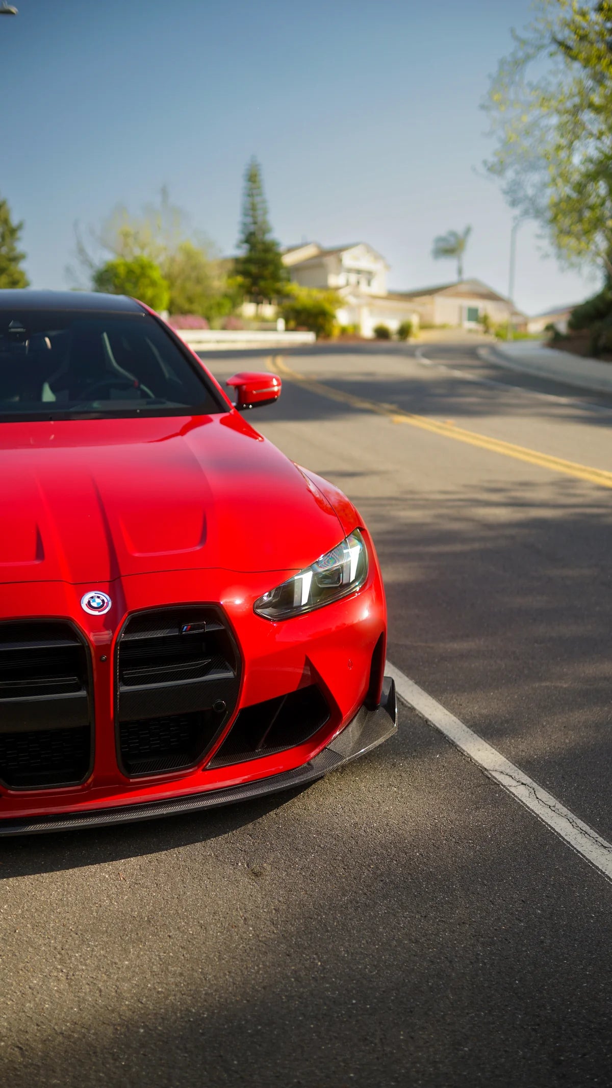BMW G80/G82 M3/M4 - V2 Carbon Fiber Front Lip