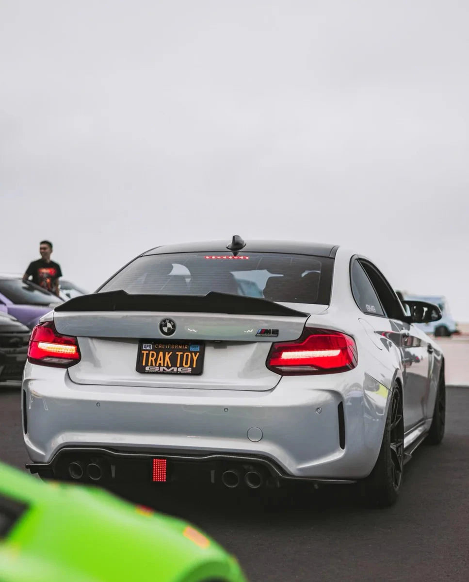BMW M2 F87 / F22 PSM Rear Trunk Spoiler - Gloss Black / Carbon Fiber