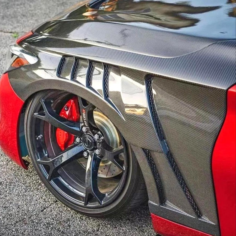 Infiniti Q50/Q60 V2 / V3 Fenders - Carbon Fiber / Honeycomb